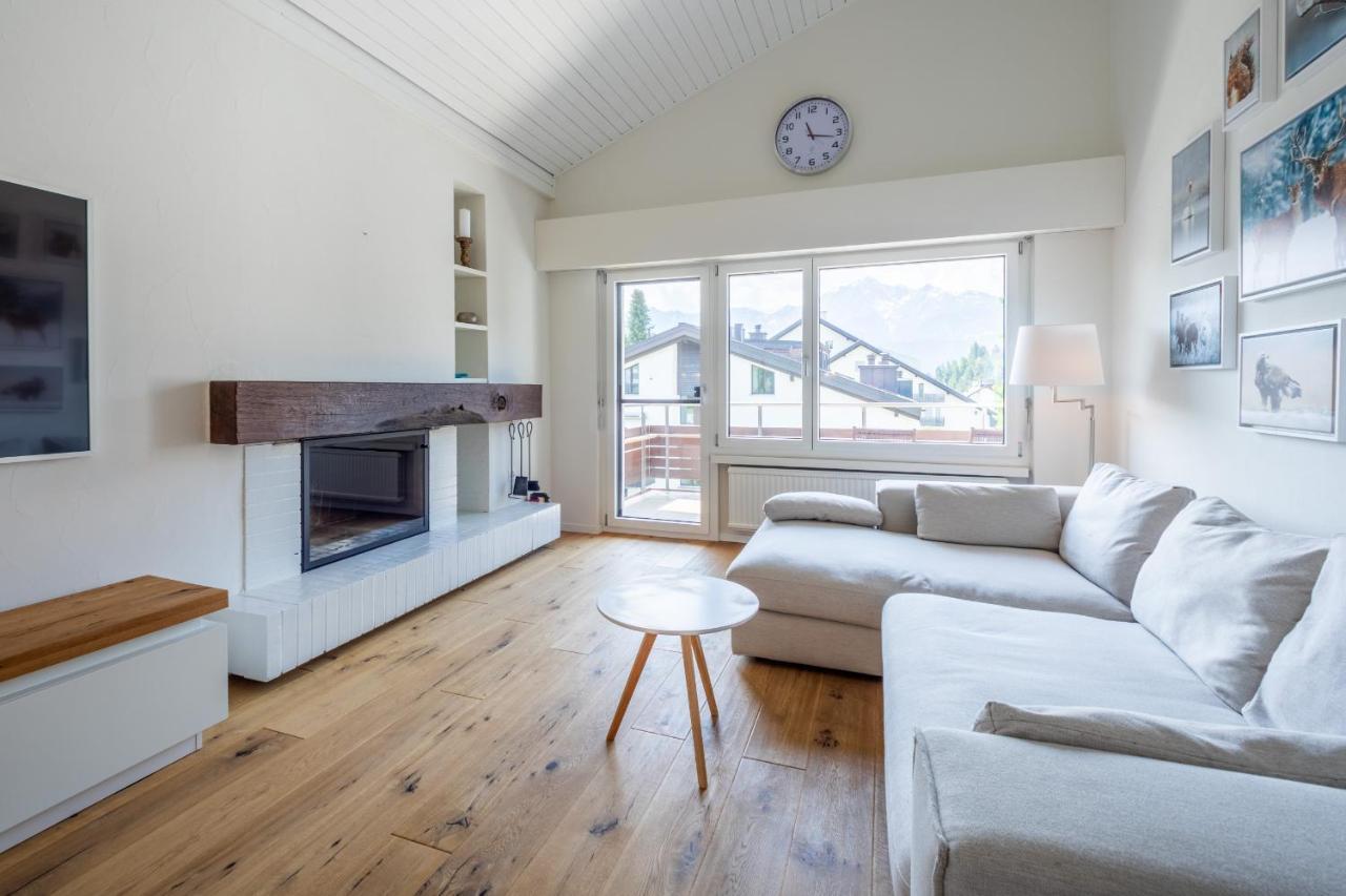 Apartament Casa Curnera 8 Laax Zewnętrze zdjęcie