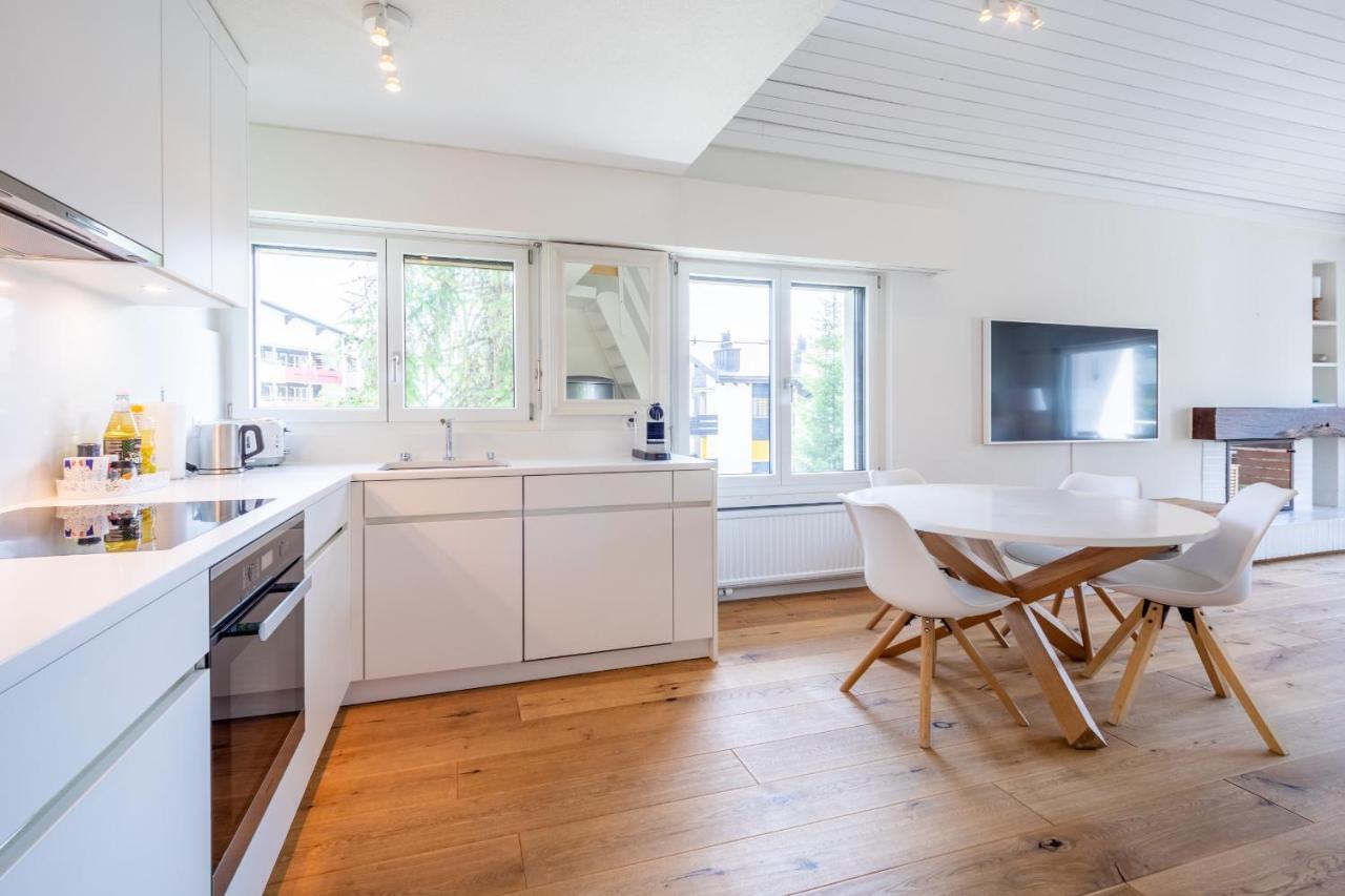 Apartament Casa Curnera 8 Laax Zewnętrze zdjęcie